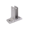 Stall Compartment, Cast Stainless Steel Two Ear Wall Bracket For 1/2" Material - 4156