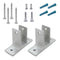 Cast Stainless Steel, 2 Ear Pilaster Pack For 3/4" Material 41584