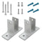 Cast Stainless Steel, 2 Ear Pilaster Pack For 7/8" Material 41585