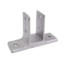 Cast Stainless Steel, Urinal Screen Bracket for 7/8" Material - 4160