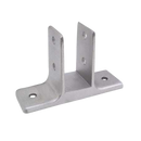 Cast Stainless Steel, Urinal Screen Bracket for 1" Material - 4161