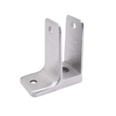 Cast Stainless Steel One Ear Wall Bracket for 3/4" Material - 4164