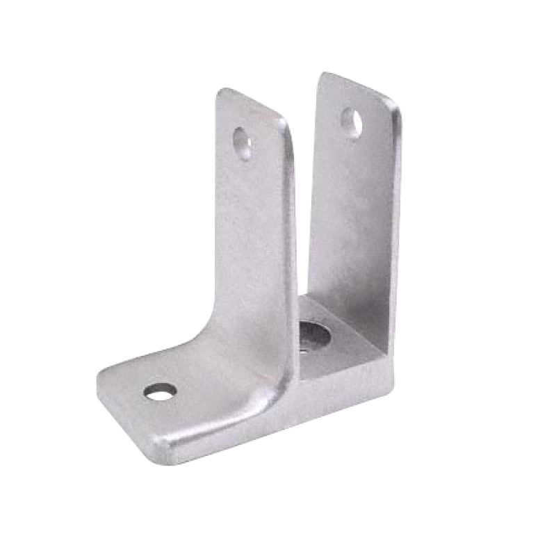 Bathroom Stall, Cast Stainless Steel One Ear Wall Bracket - 4176