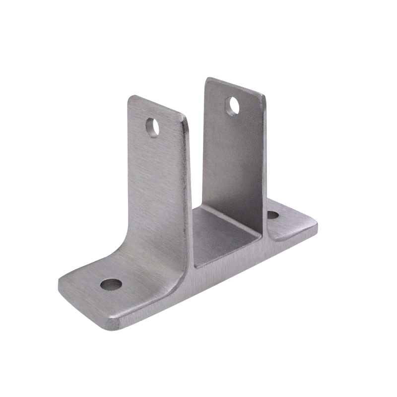 Bathroom Partition Cast Stainless Steel Wall Bracket For 1-1/4" Material - 4183