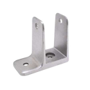 Cast Stainless Steel One Ear Wall Bracket For 1-1/4" Material - 4184
