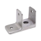 Cast Stainless Steel One Ear Wall Bracket For 1-1/4" Material - 4185