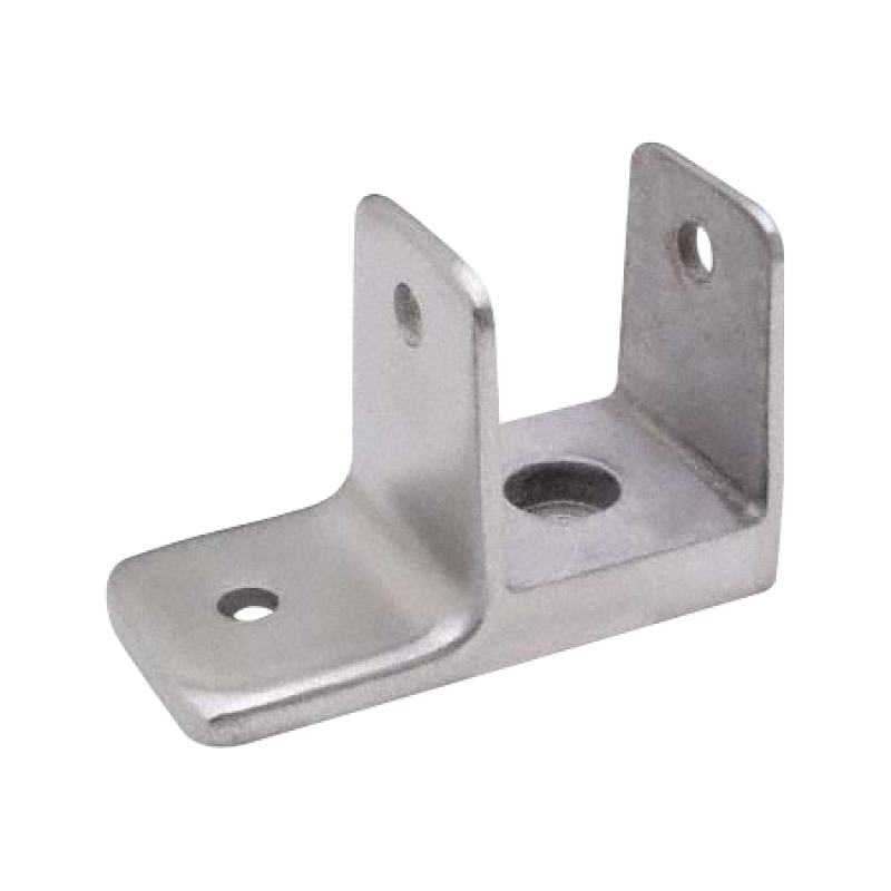 Cast Stainless Steel One Ear Wall Bracket For 1-1/4" Material - 4185