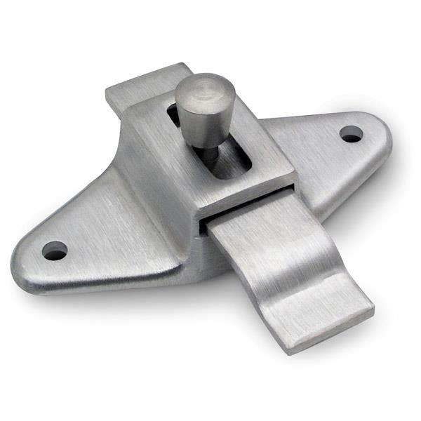 Cast Stainless Steel, Surface Mounted Slide Latch, Offset Bar - 4506