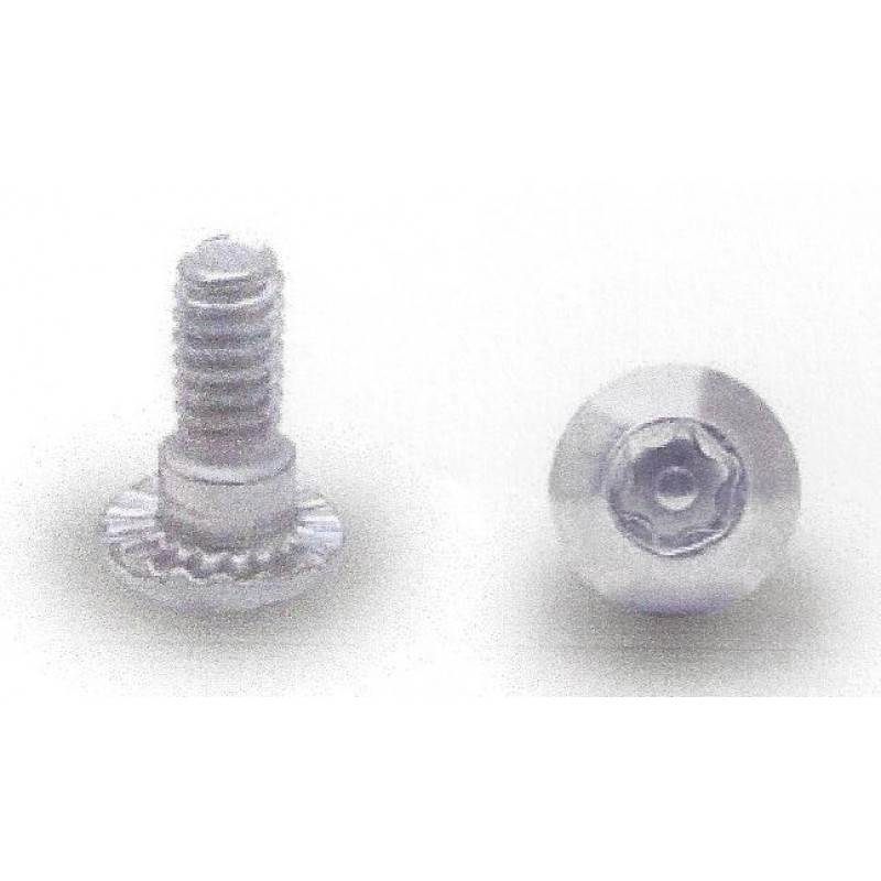 Chrome Plated, T27, 6 Lobe 10-24 X 1/2" Security Shoulder Screw, 100 Pack   48823
