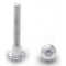 Chrome Plated, T27 6 Lobe 10-24 X 1-3/8" Security Shoulder Screw 100 Pack 48829