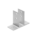 Extruded Aluminum Urinal Screen Bracket For 1" Material - 5161
