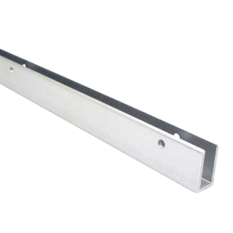 Extruded Aluminum 57-1/2" Full Length U Bracket For 1/2" Material - 5266