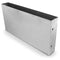 5" W X 4"H, For 1" Partition Material, Open-End, Stainless Steel, Pilaster Shoe 64405