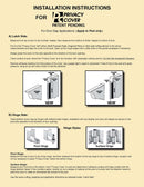 Bathroom Partition Door Privacy Strip Kit - Pack of 5 - 650-1010