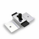 Toilet Compartment, Brite-Dip Aluminum, Surface Mounted Slide latch Straight Bar 9505