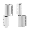 Clear Anodized Aluminum, Surface Mount Door Hinges 9797