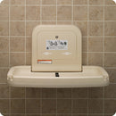 Koala Kare Horizontal Surface Mount Baby Changing Station in Cream - KB200-00