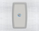 Koala Kare Vertical Surface Mount Baby Changing Station in White Granite - KB301-05