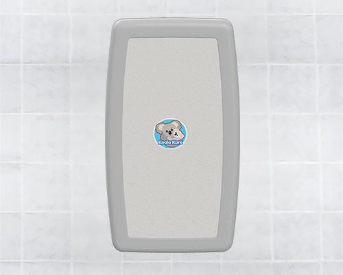 Koala Kare Vertical Surface Mount Baby Changing Station in White Granite - KB301-05