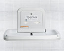 Koala Kare Horizontal Surface Mount Baby Changing Station in White Granite - KB200-05