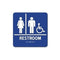 Royal Blue Series - Unisex ADA Bathroom Sign Pack - SURBU