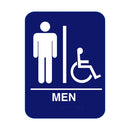 Blue Series - Men's and Women's ADA Bathroom Sign Pack - SUBMW